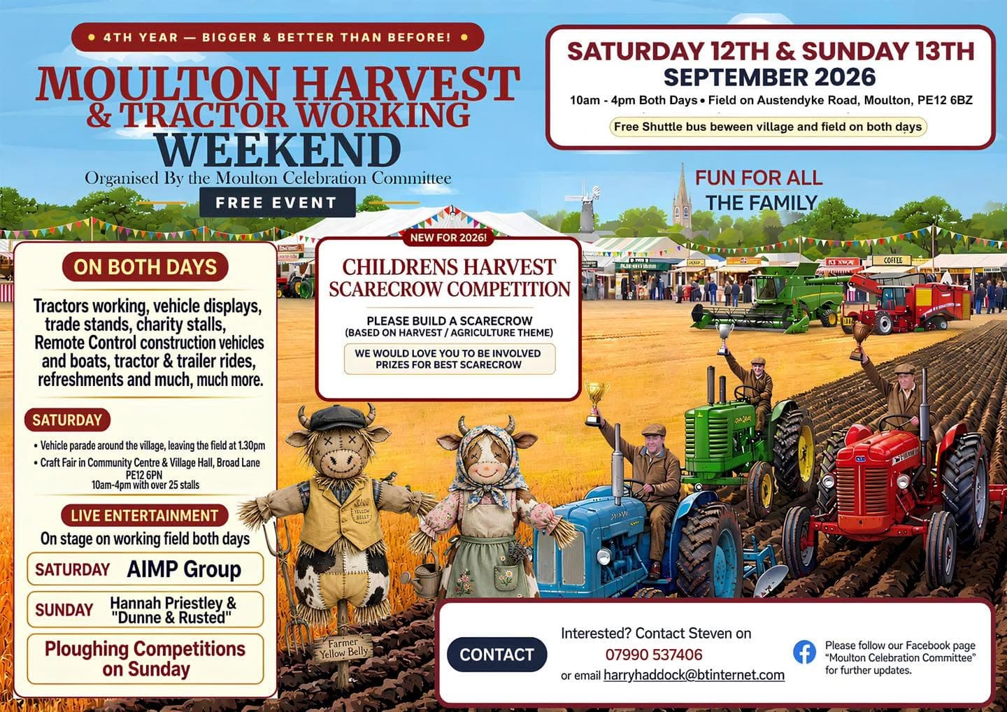 Moulton Harvest and Tractor Working Weekend