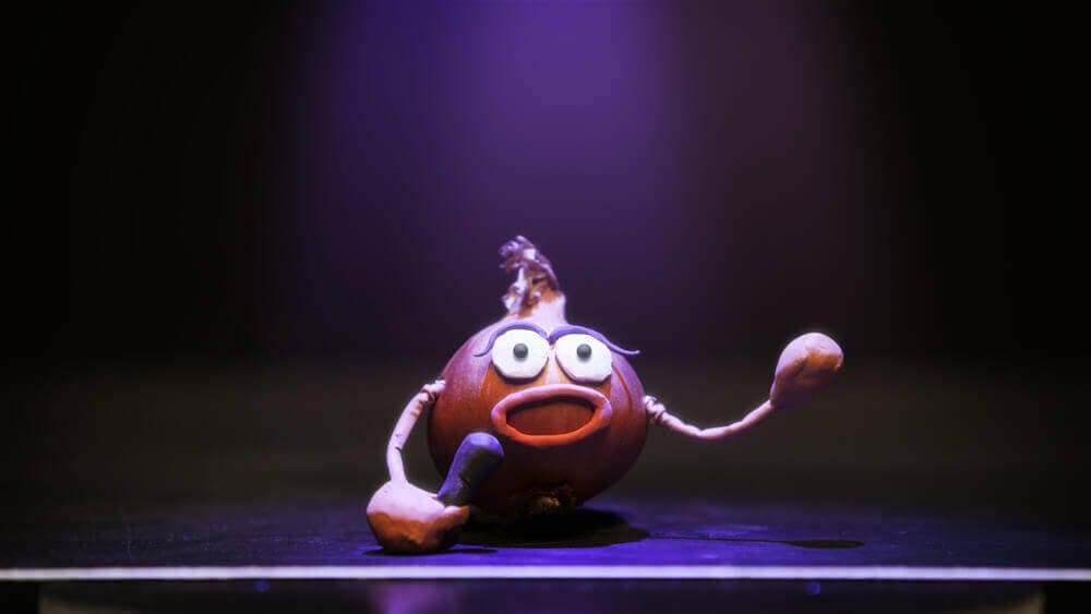 A star in the Making - Shelly the Shallot hits Veg Factor