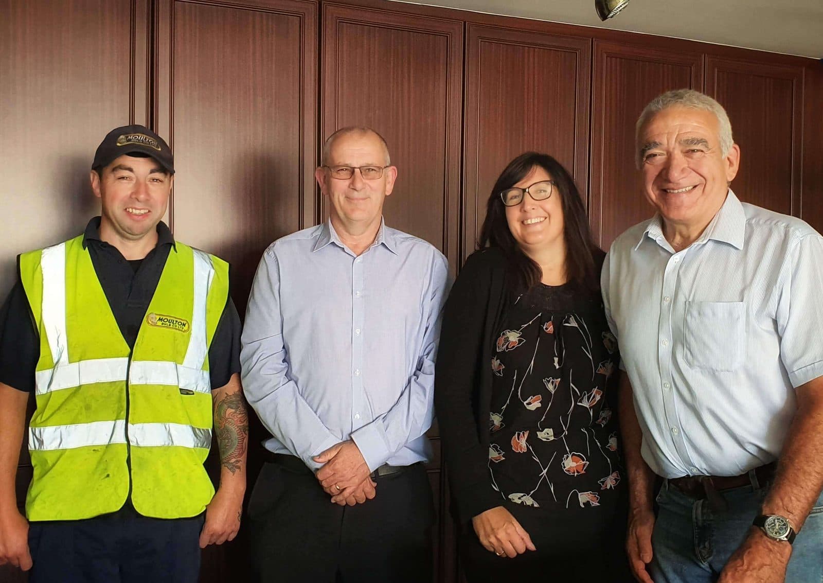 Moulton team celebrate long service awards